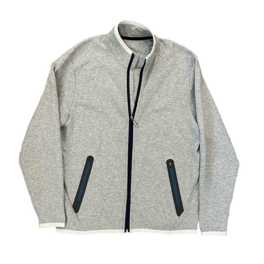 Tommy Bahama Island Zone Full Zip Sweatshirt Jacket Men's Gray Size M